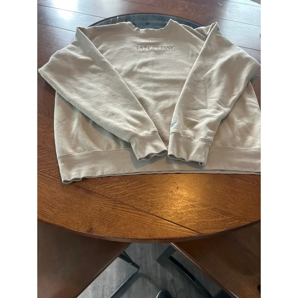 Put-in-Bay Crewneck Sweatshirt  Beige Men's Large‎ Ohio Lake